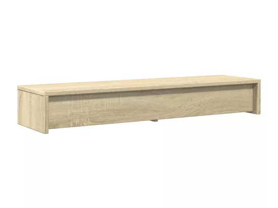 Support de moniteur avec tiroirs chêne sonoma bois d'ingénierie