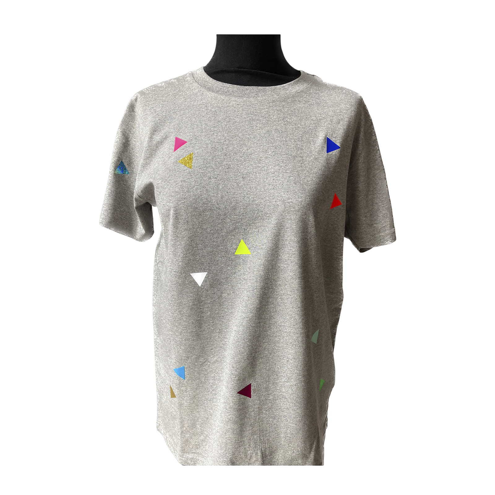 T-Shirt Triangles Grey für Erwachsene