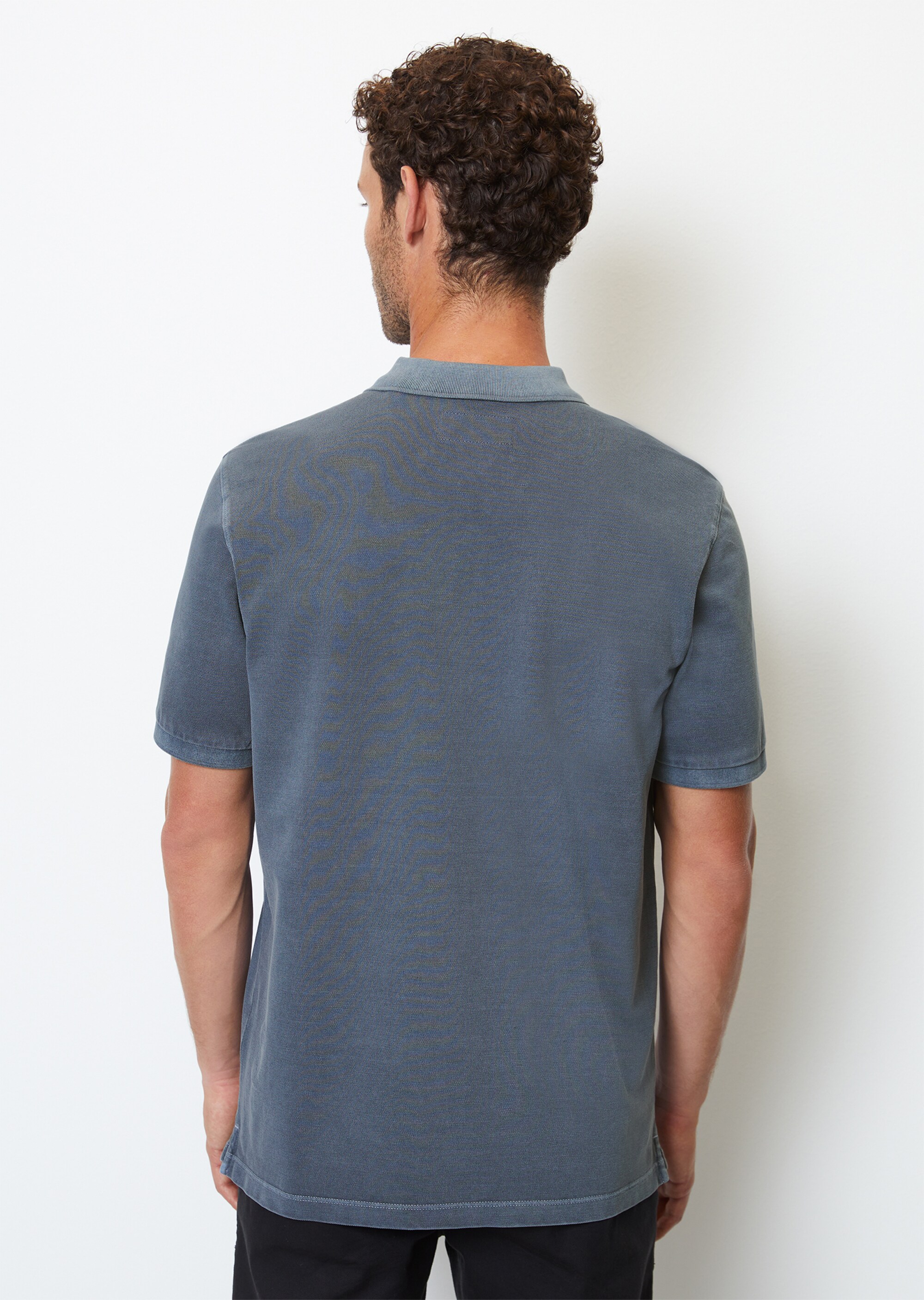 Kurzarm-Poloshirt Piqué regular aus Bio-Baumwolle