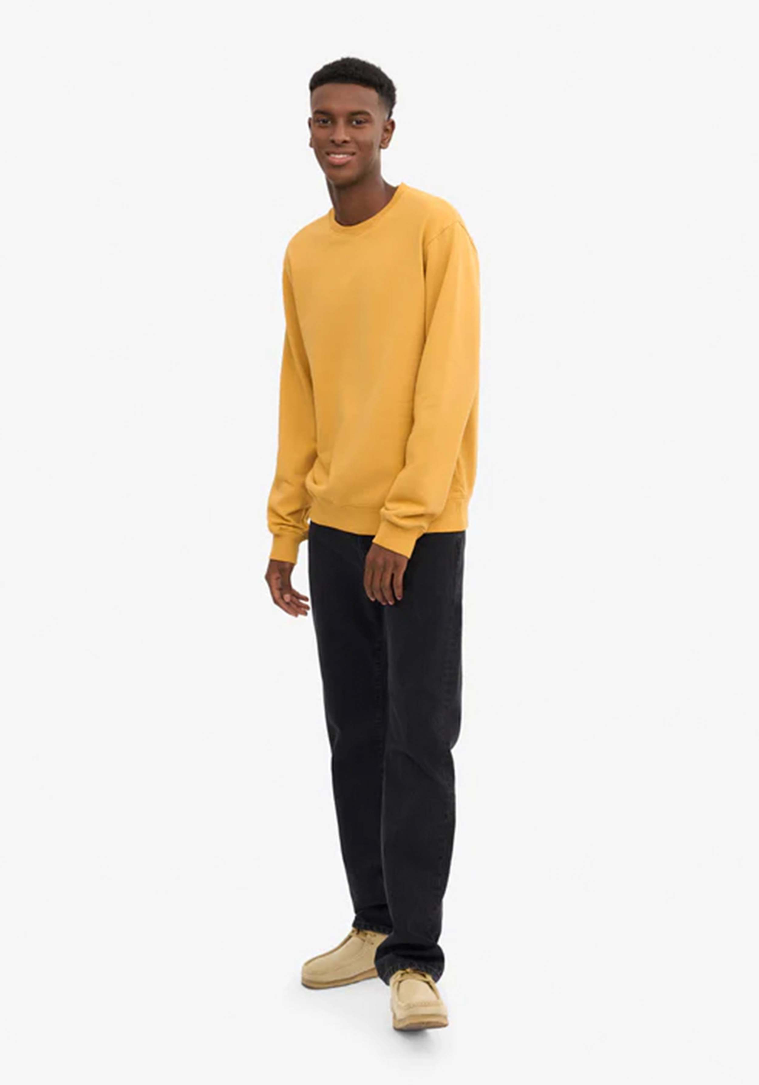 Colorful Standard Herren-Sweatshirt Burned Yellow