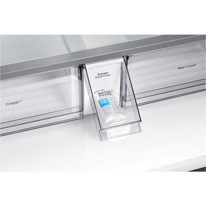Samsung Side-by-Side RF 65A96768A/EG Clean White & Clean Navy - Festwasseranschluss