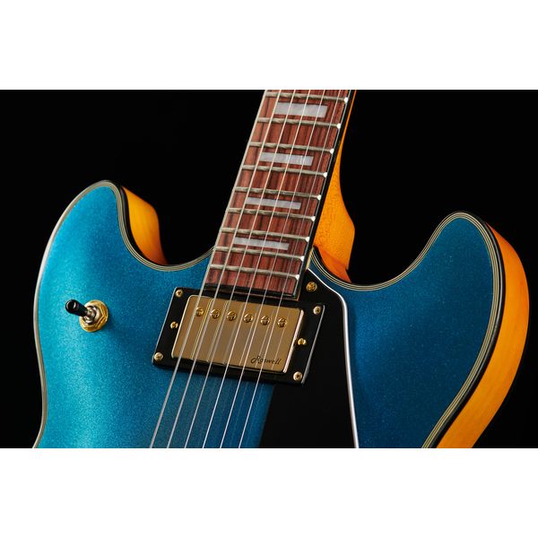 Harley Benton HB-35Plus Metallic Blue Bundle
