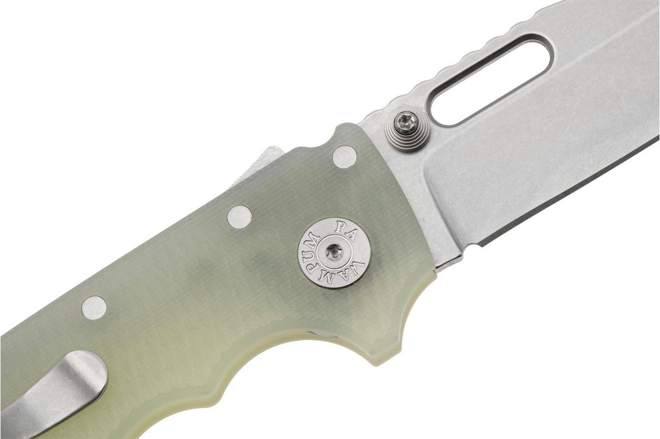 Demko Knives MG AD20S Shark-Lock, MagnaCut Clip Point MGAD20S-MAG-PN-G10 Natural G10, zakmes