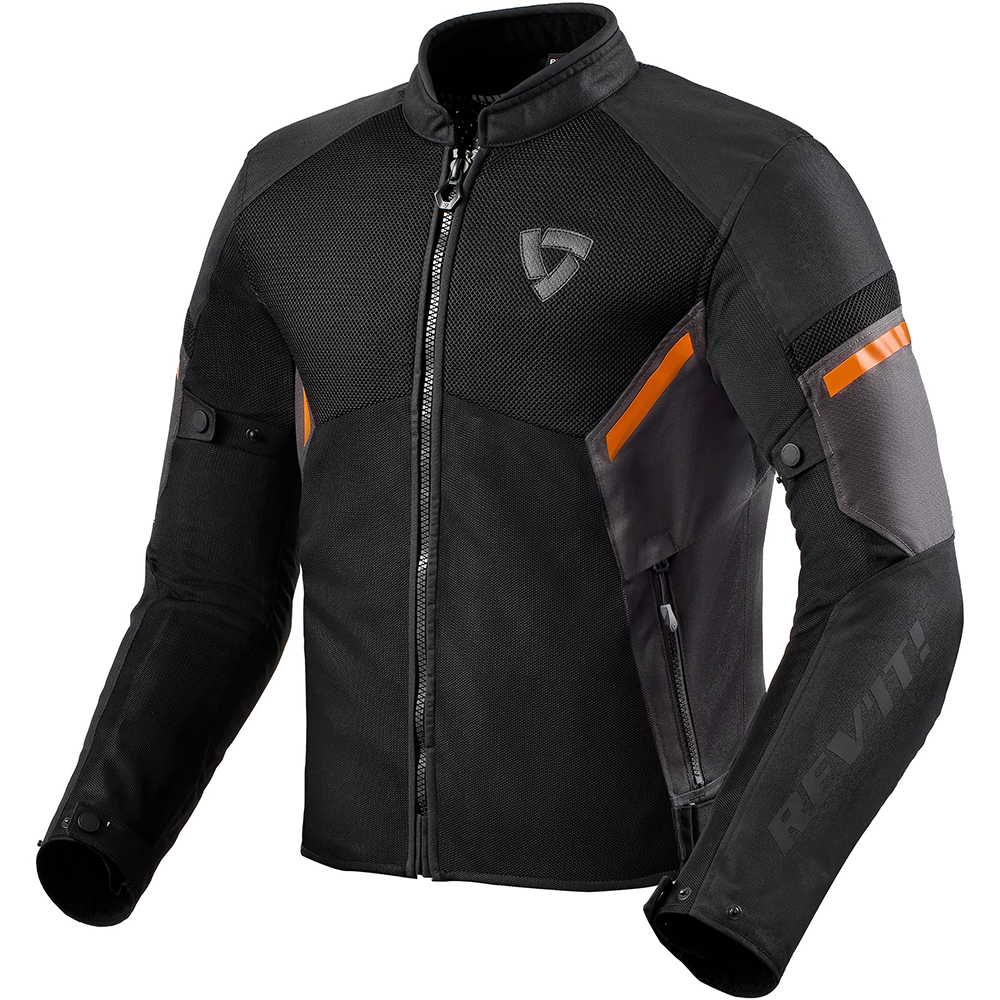 Rev'it - Blouson GT-R Air 3 Noir / Orange fluo