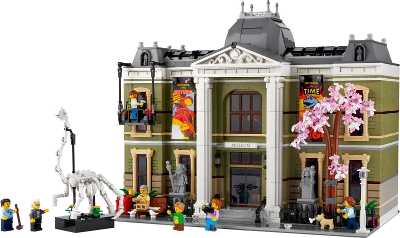 (4014-tlg. Set) Icons Klemmbausteine Architektur Spielzeug Building Modell Bausatz (10326) - Naturhistorisches Museum