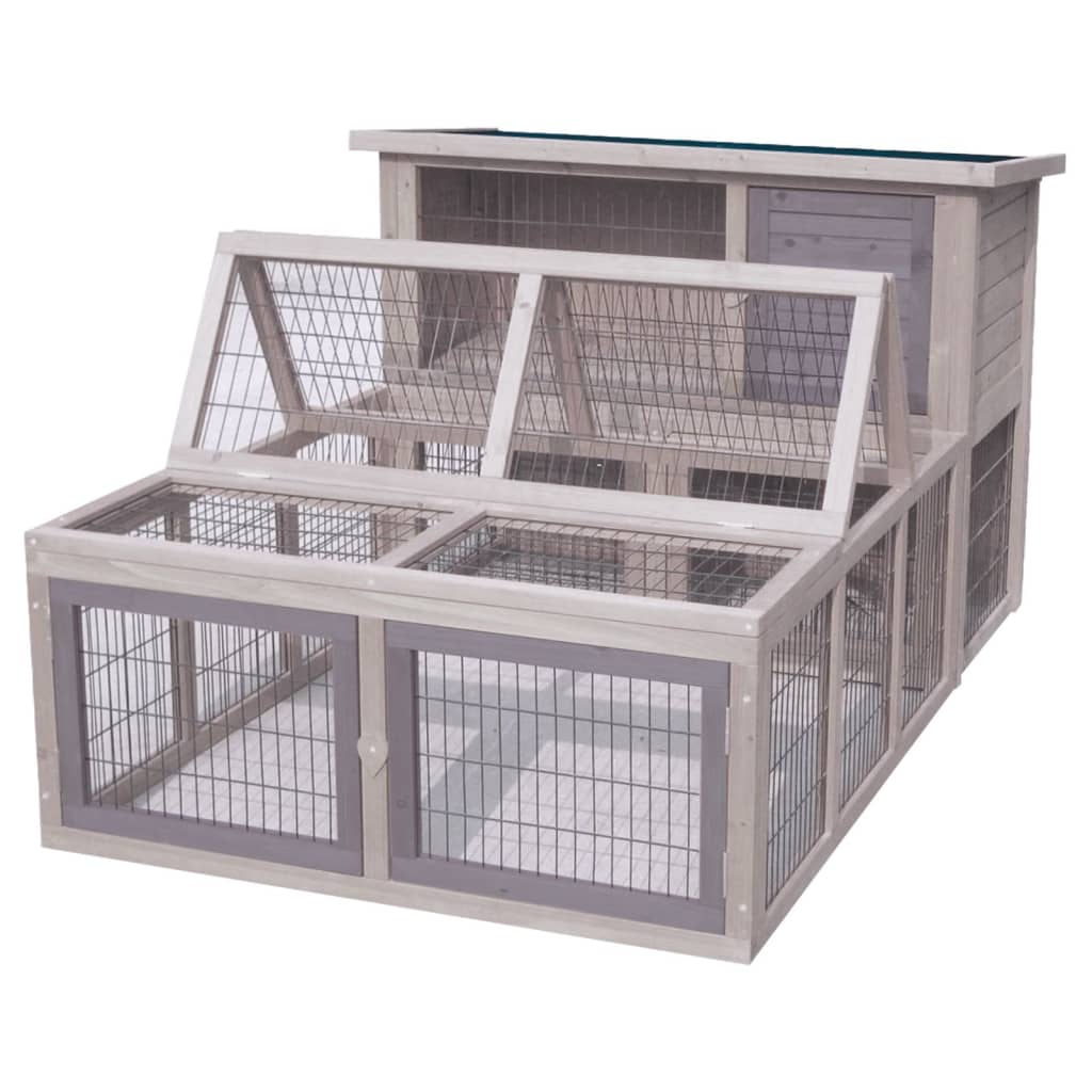 Clapier arena cottage 107x116x47 cm gris