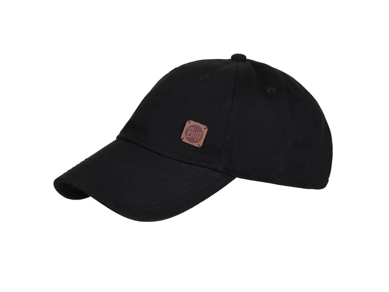 Buff Solid Black, Voksen, Hanstik, Hovedhætte, Sort, One size, Baseball kasket