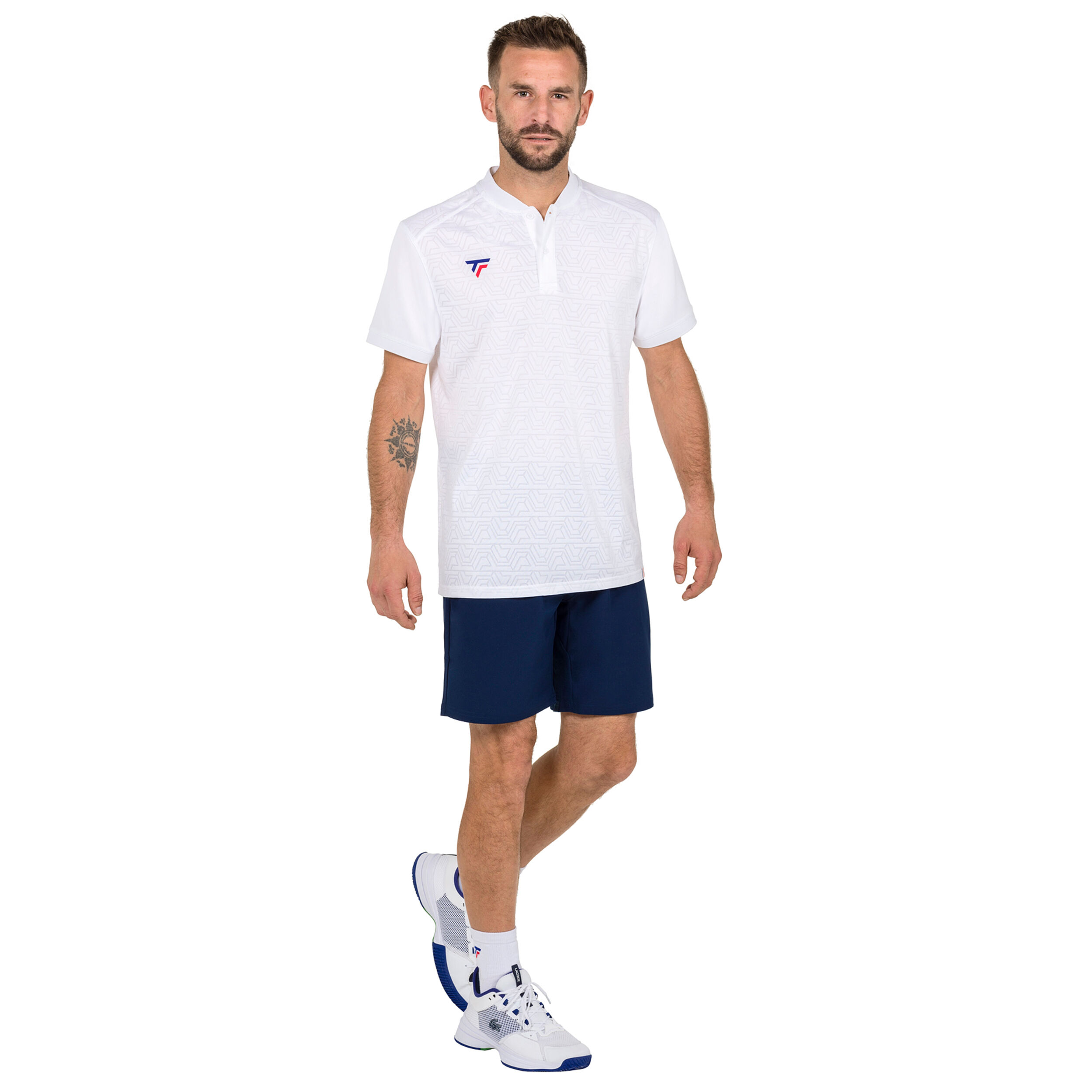 Tecnifibre Team Mesh Polo Hommes - Blanc