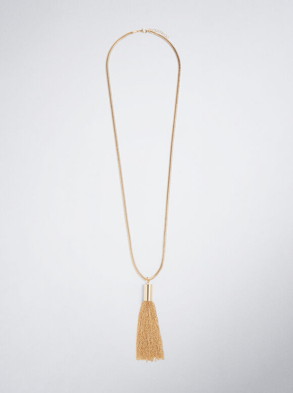 Colar com Pingente Dourado - Dourado