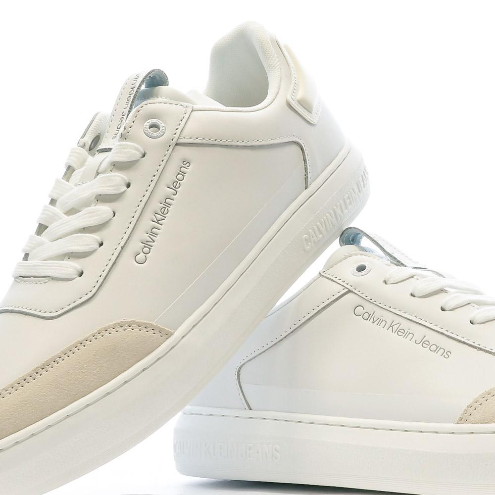 Calvin Klein Jeans Baskets Blanches Homme Calvin Klein Jeans Casual Cupsole