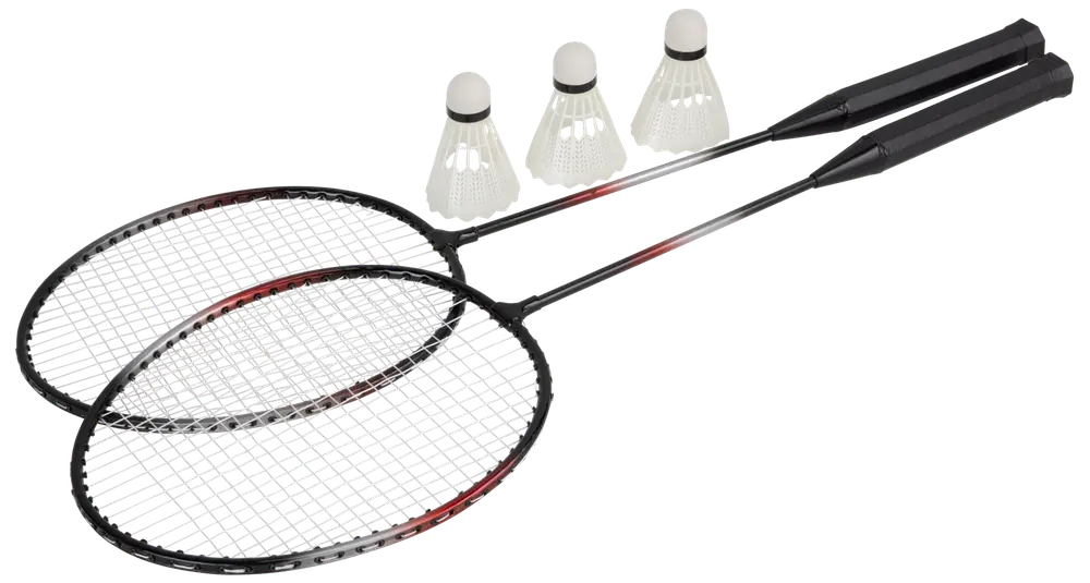 Badmintonsæt inklusiv bolde