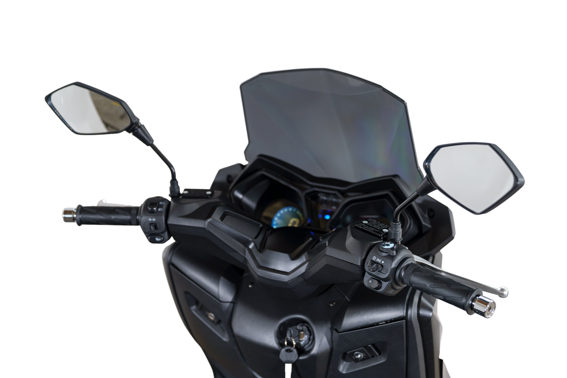 Stormborn Elektro-Motorrad ALEX R - 5kW Motor mit herausnehmbaren Akkus Mattschwarz