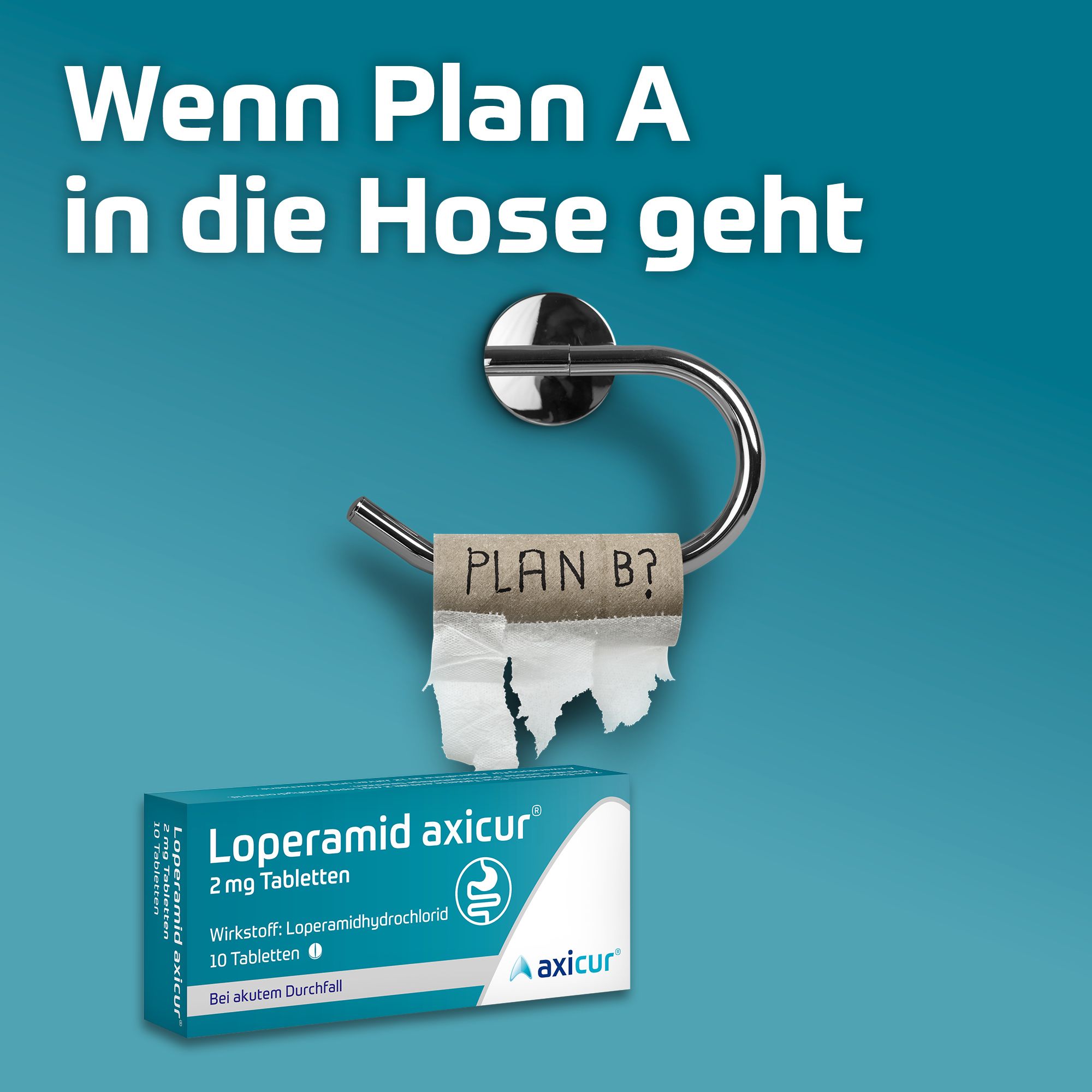 Loperamid axicur® 2 mg Tabletten