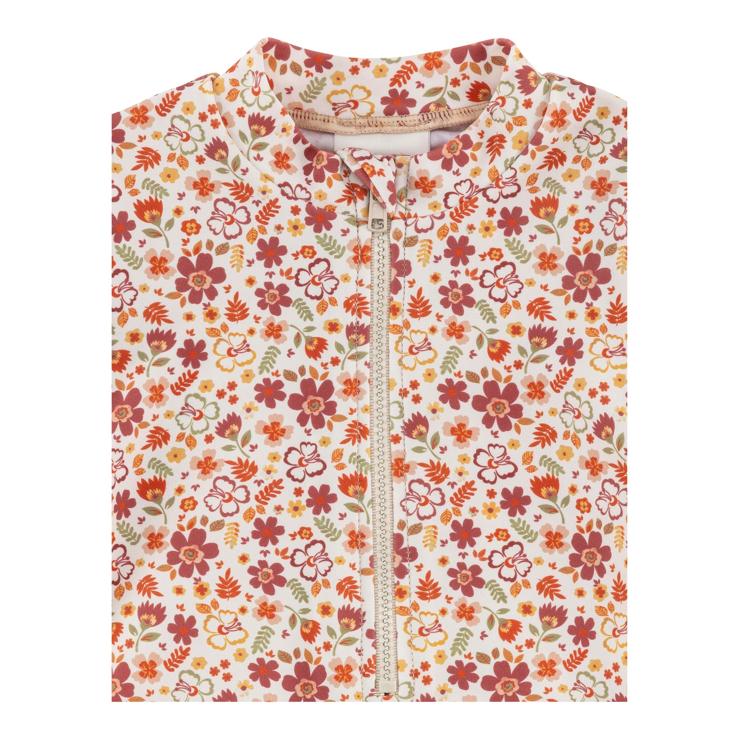 Sterntaler Badeanzug langarm mit UV-Schutz Blumen natur/bunt