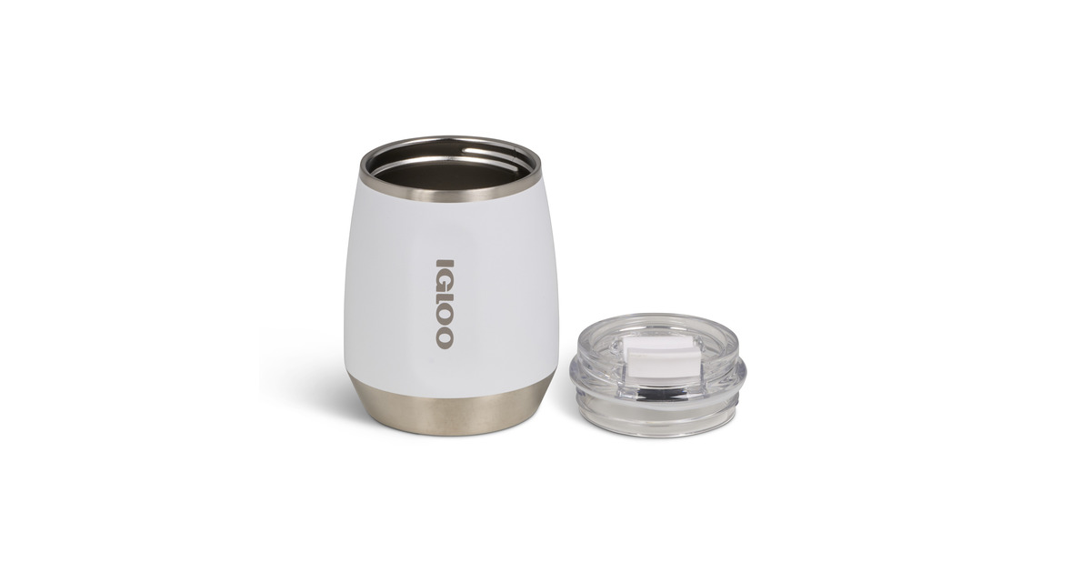 IglooWine Tumbler 10 oz, 0,3 liter drinkfles  (Wit)