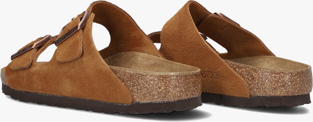 cognac birkenstock slippers arizona dames