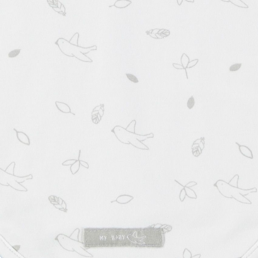 Couverture à emmailloter en jersey - Blanc
