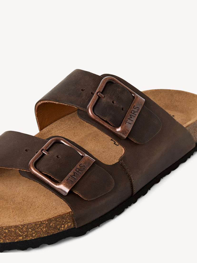 Leren Slipper - bruin
