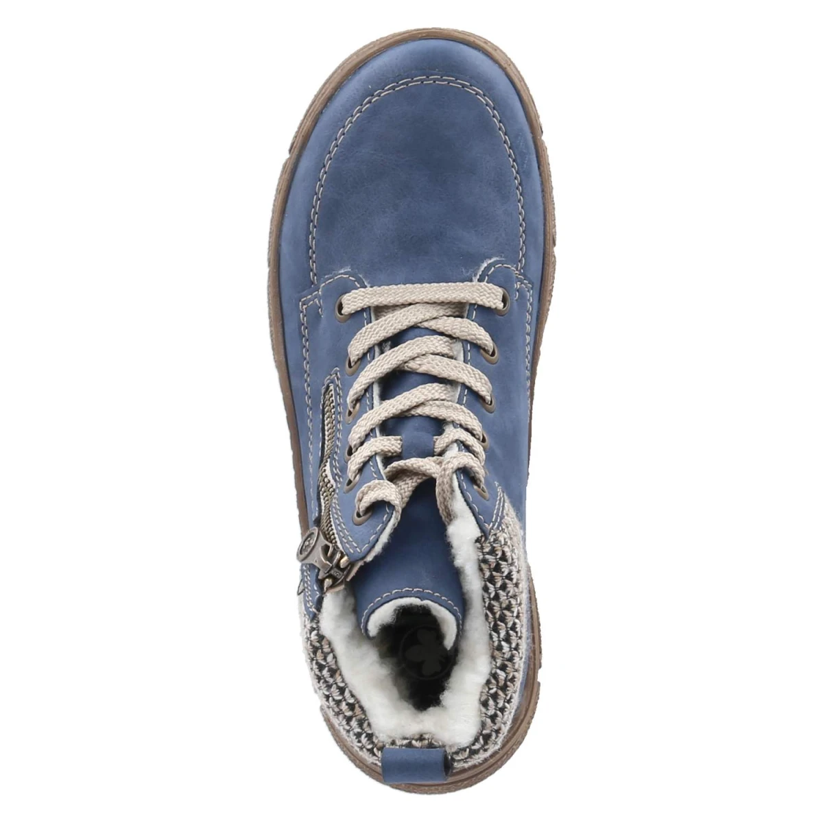 RiekerSchnürboots - Blau