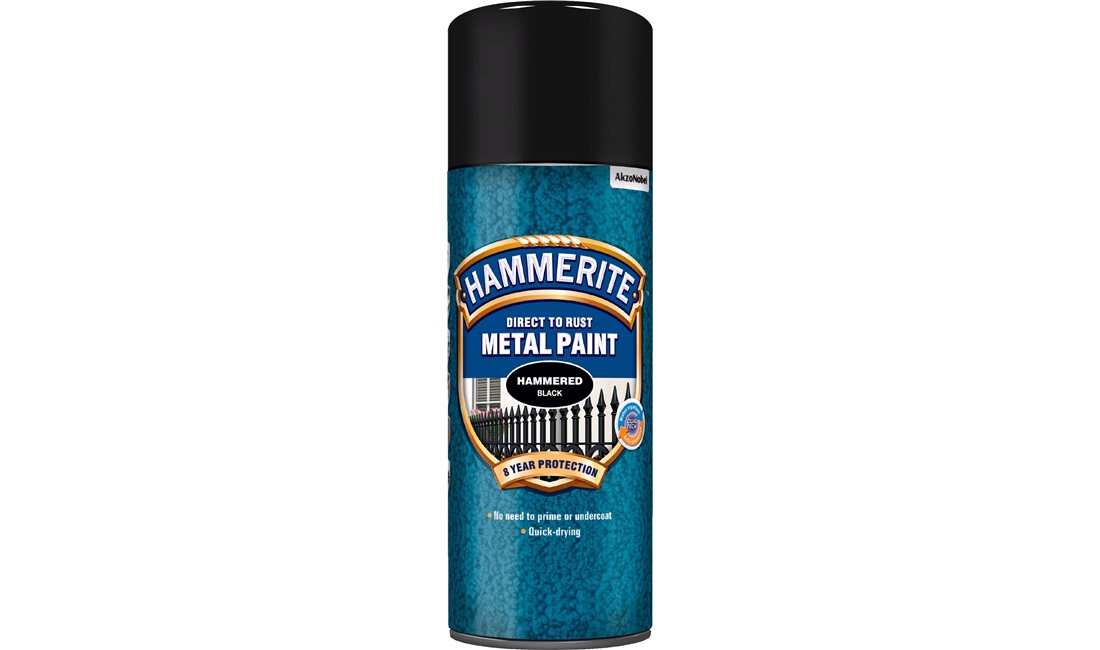 Hammerite sort spray Hammered Finish