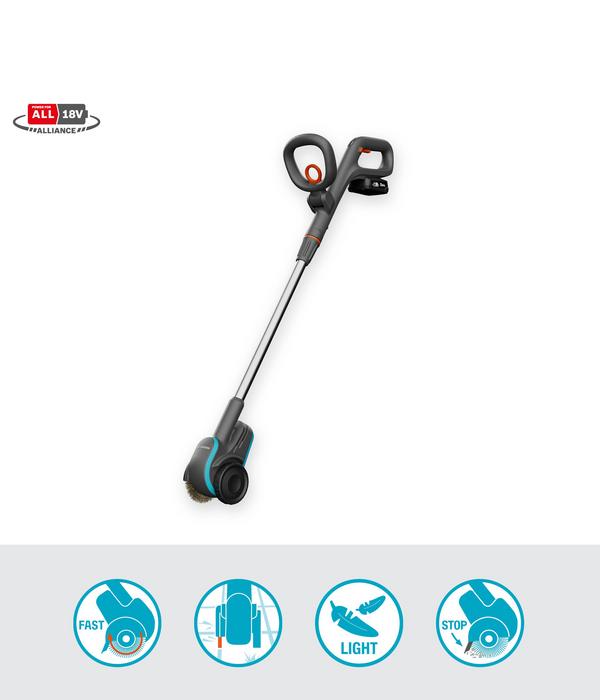 GARDENA Akku-Fugenbürste EasyWeed 1800/18V