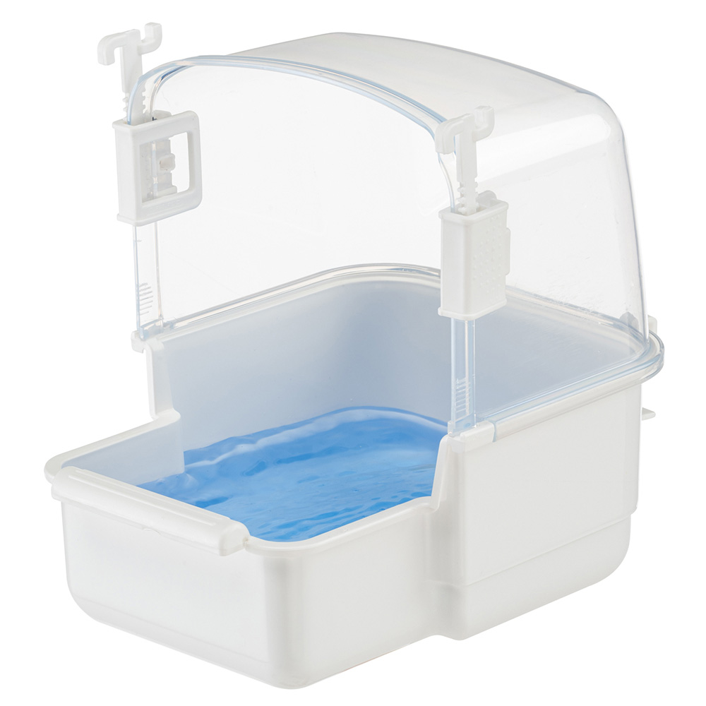 Bain petits perroquets perruches rio 3, oiseaux, plastique recyclé non toxique, ajustable, couleurs mélangées