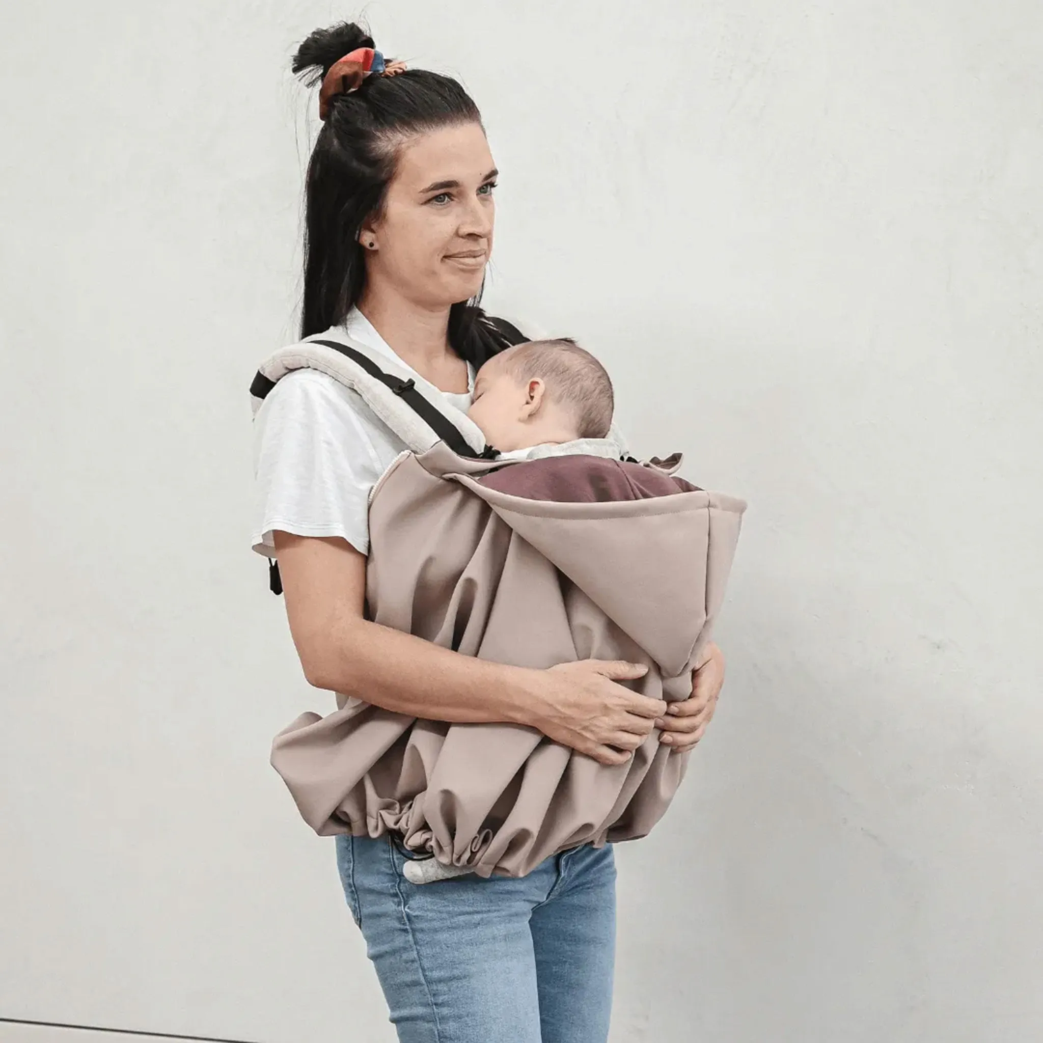 Gustine Housse Mi-Saison Poncho 3-en-1 - Prune