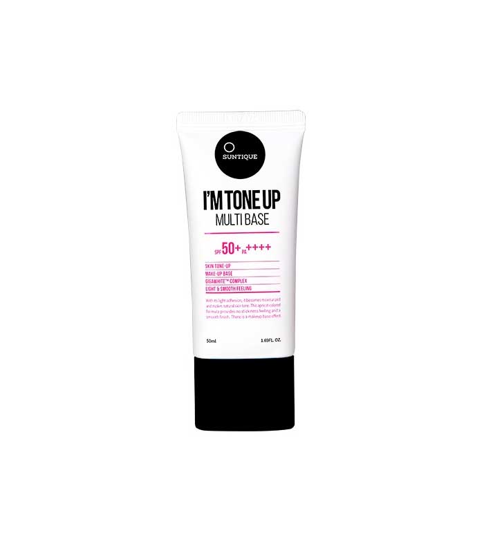 Suntique - Protetor solar e primer de maquiagem I'm Tone Up Multi Base - SPF50 +