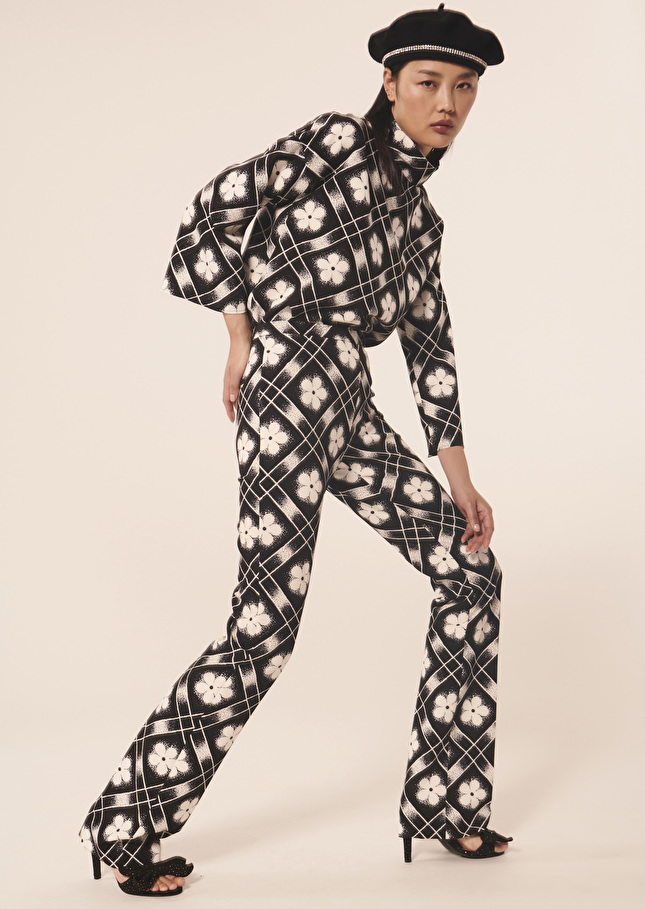 Pantalon Paivannoir imprimé à fleurs