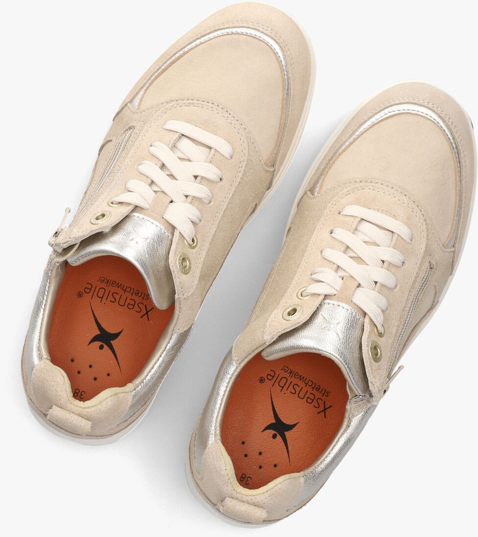 beige xsensible lage sneakers valletta