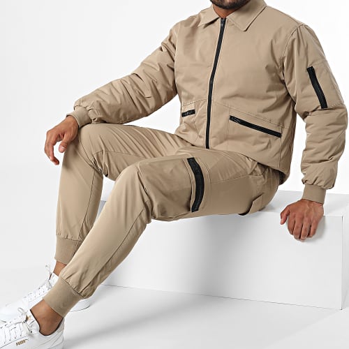 Ensemble Cargo Beige Foncé