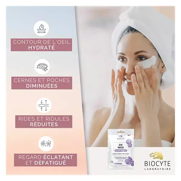 Biocyte Eye Patch Soin Anti-Cernes & Anti-Poches Regard Parfait Sachet 2 Patchs