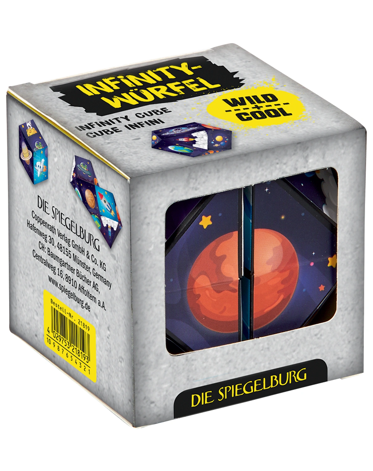 Knobel-Spielzeug WILD + COOL - INFINITY WÜRFEL