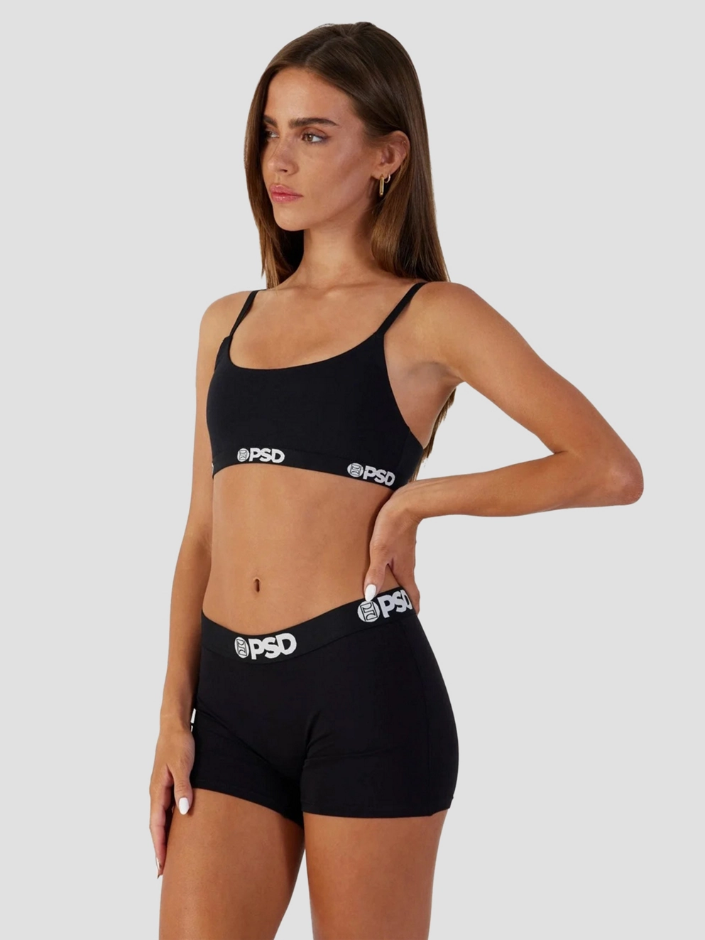 PSD Black Modal Solids Sbl Bra black