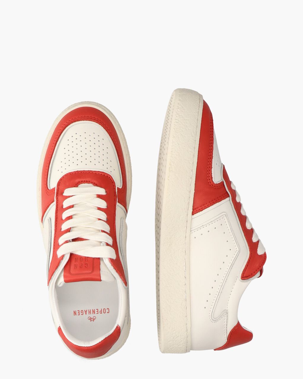 Copenhagen Studios CPH264 Wit/Rood Damessneakers