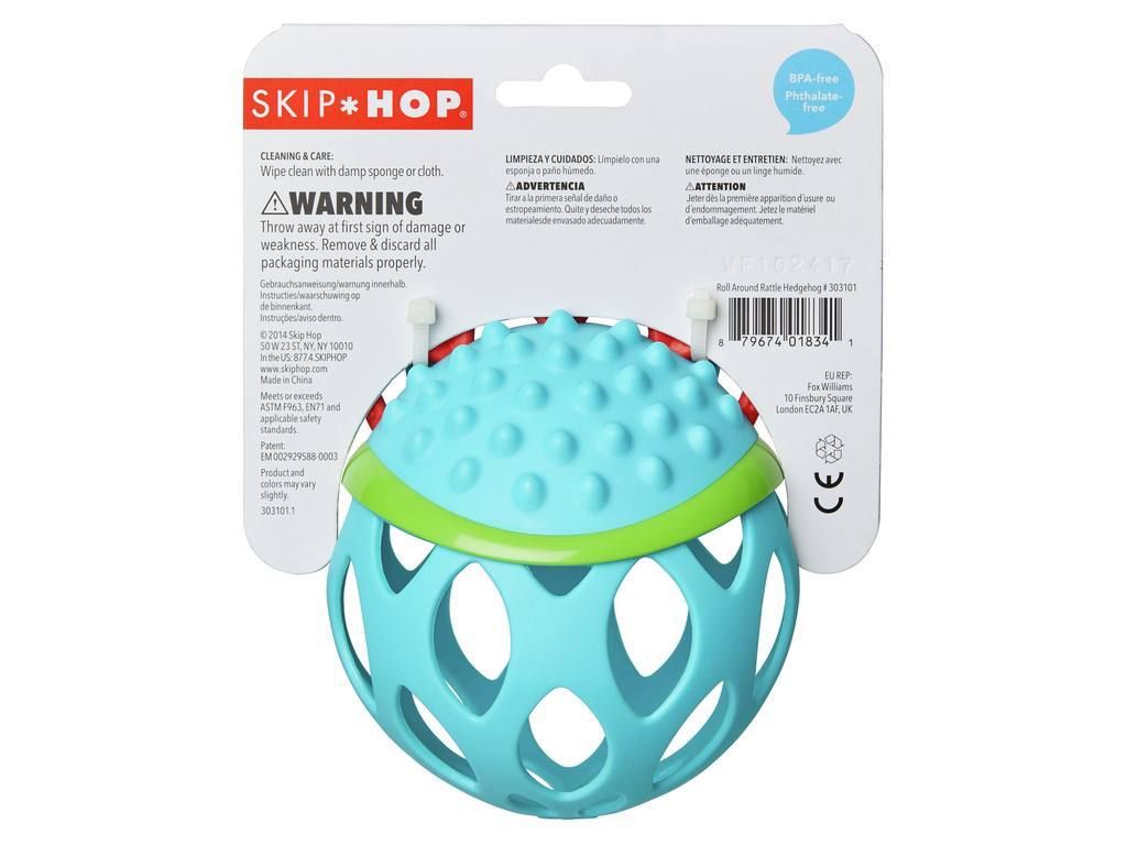 Skip Hop Rasselball Igel mit Beißring
