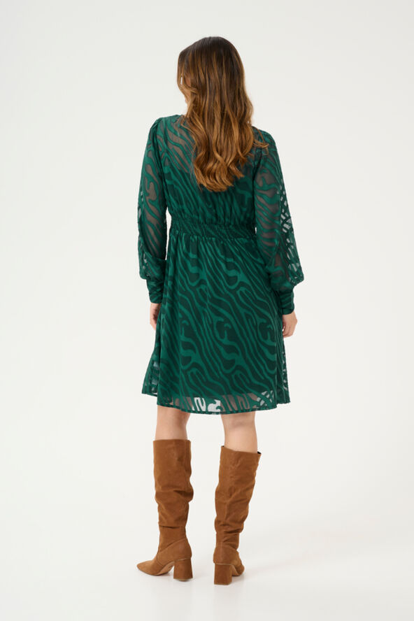 Cream CRYana Dress Ponderosa pine animal
