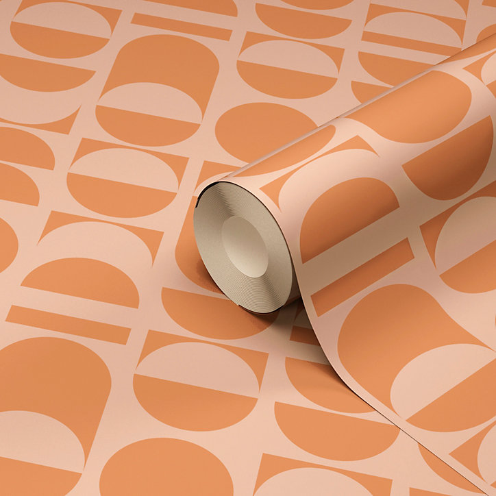 Papier peint Suède intissé GoodHome Irving beige l.53 x H.1000 cm