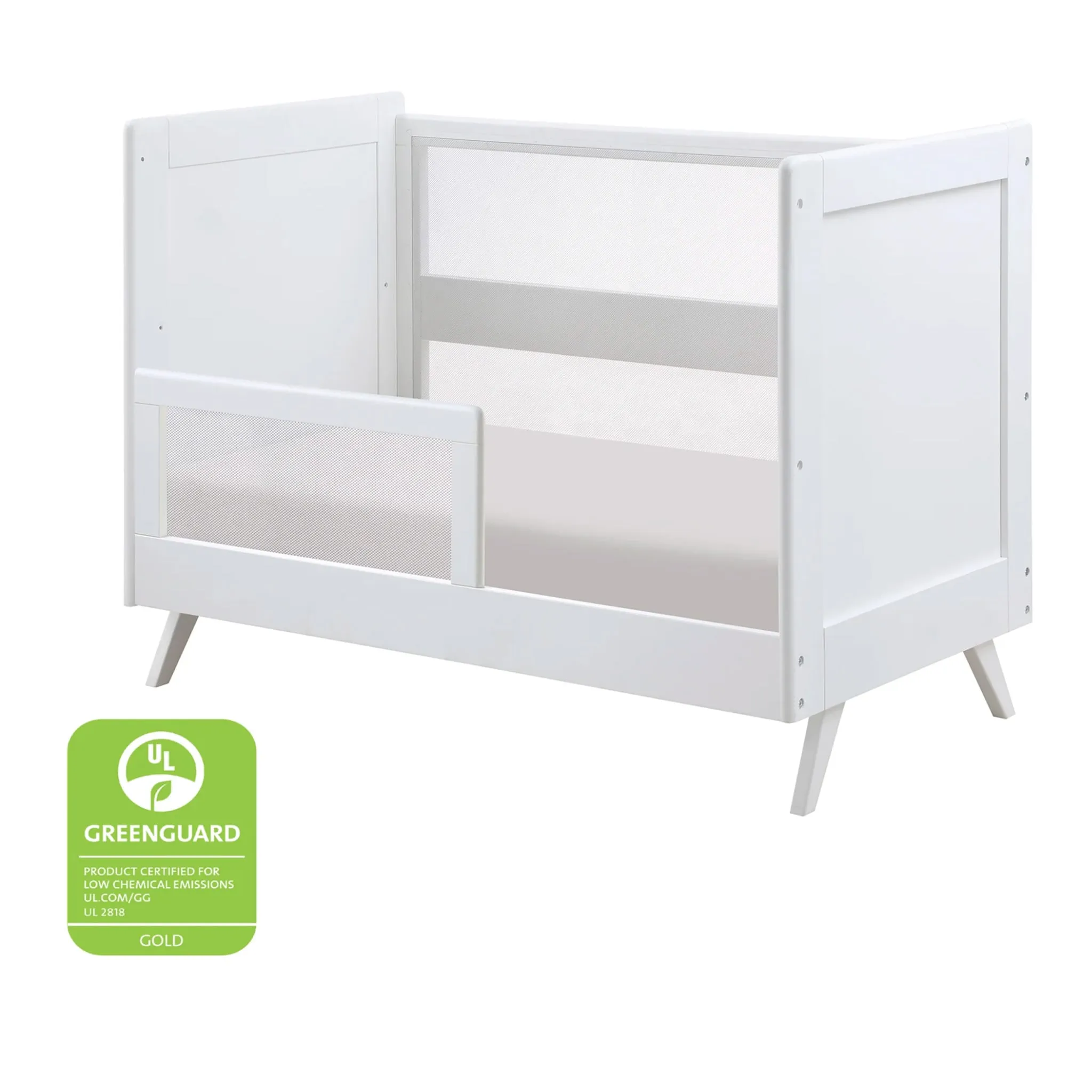 BreathableBaby Option de jour pour Couchette Convertible Breathable™ Mesh 3-in-1 - Blanc