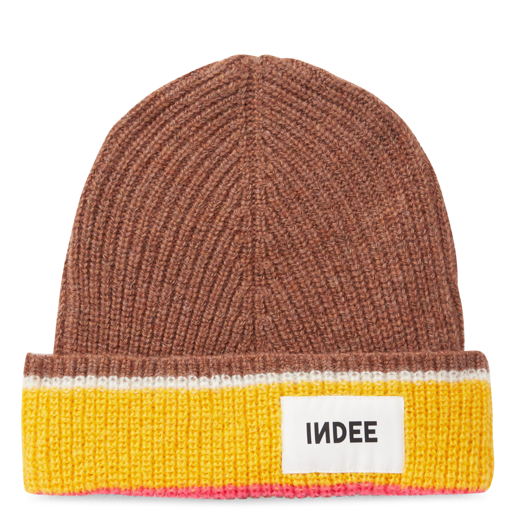 OZONE - Bonnet imprimé| Marron