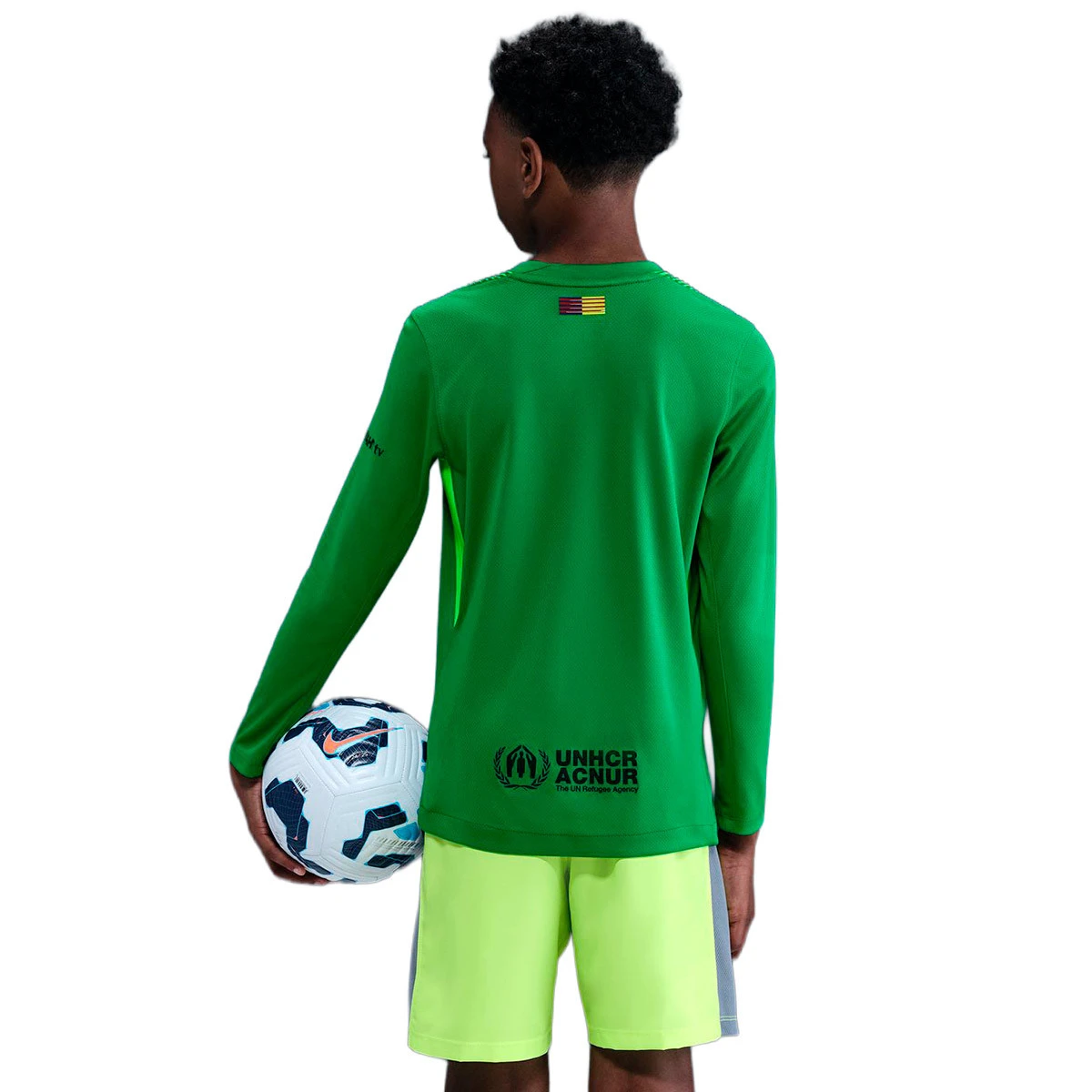 Camisola Nike FC Barcelona Primeiro Equipamento Guarda-redes M/L 2025-2026 Criança