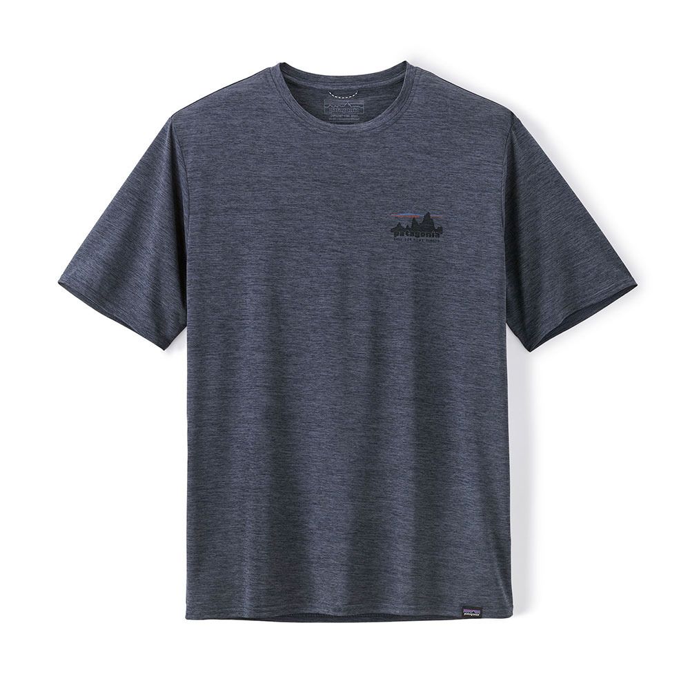 Patagonia CAPILENE COOL DAILY GRAPHIC - Maillot Homme '73 skyline: smolder blue x-dye