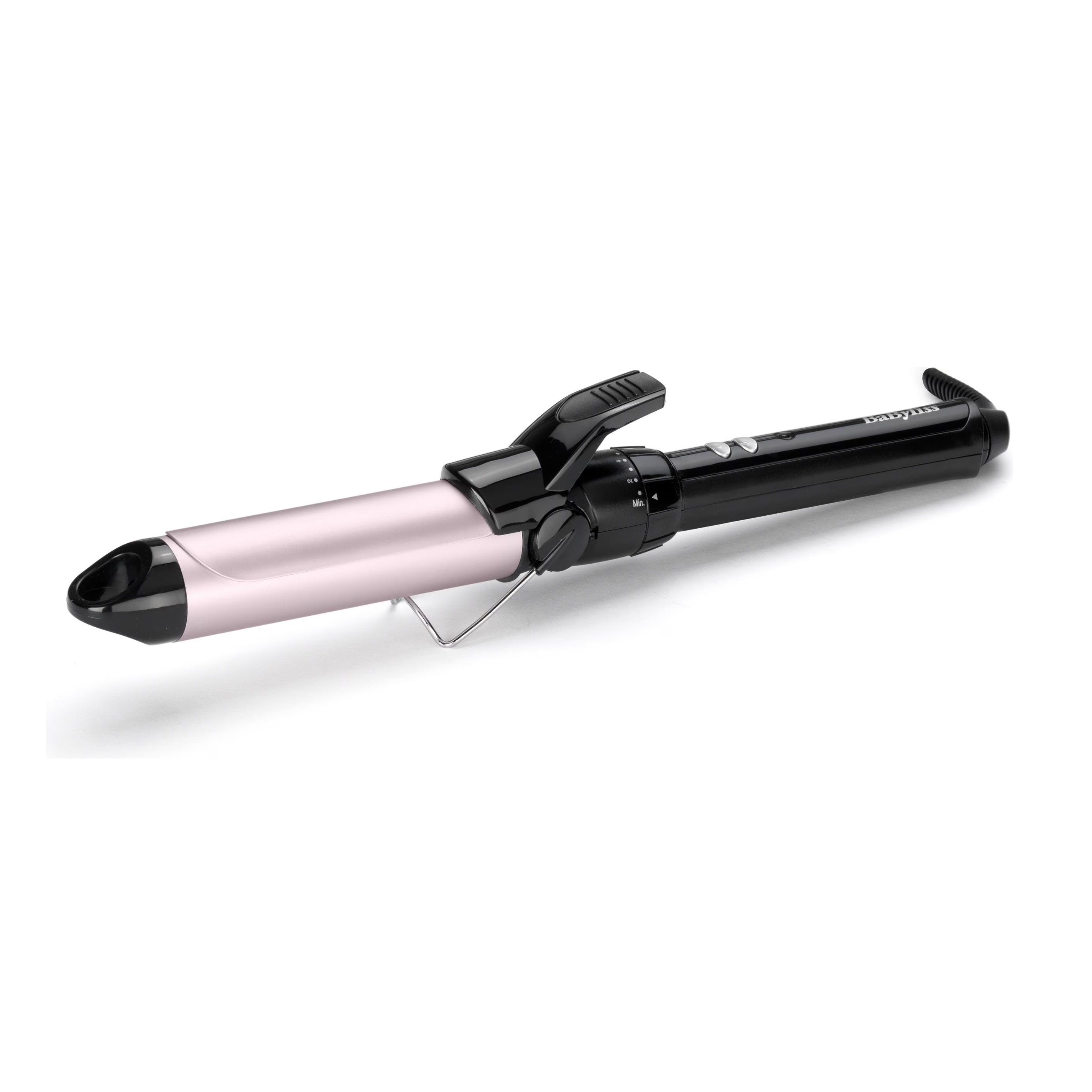 (32mm) Lockenstab Keramik Haar Lockenstyler (C332E) - Schwarz / Rosa