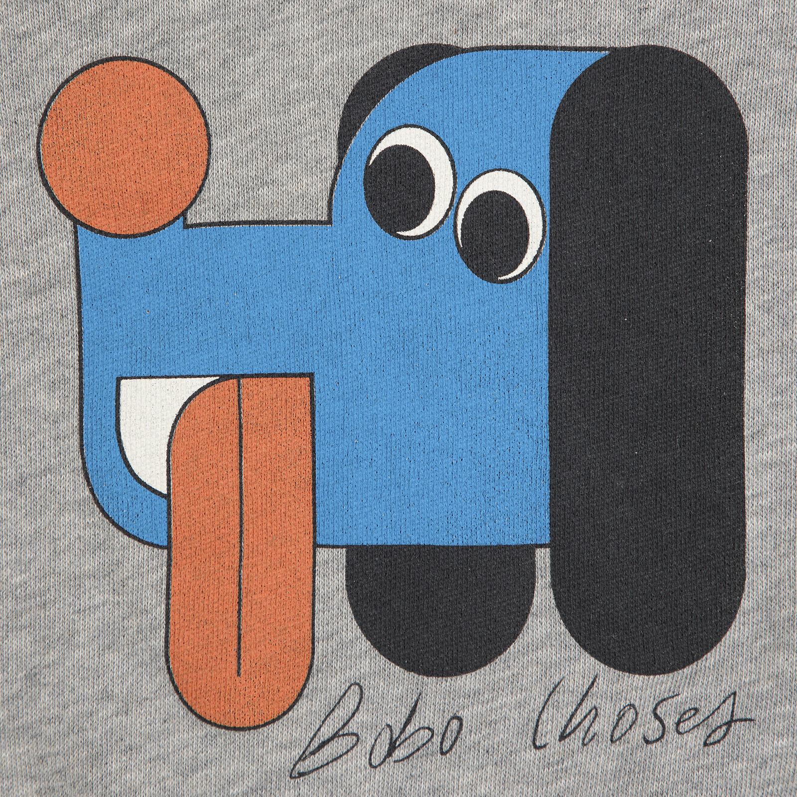 Baby Sweatshirt Doggy Mate Light Heather Grey