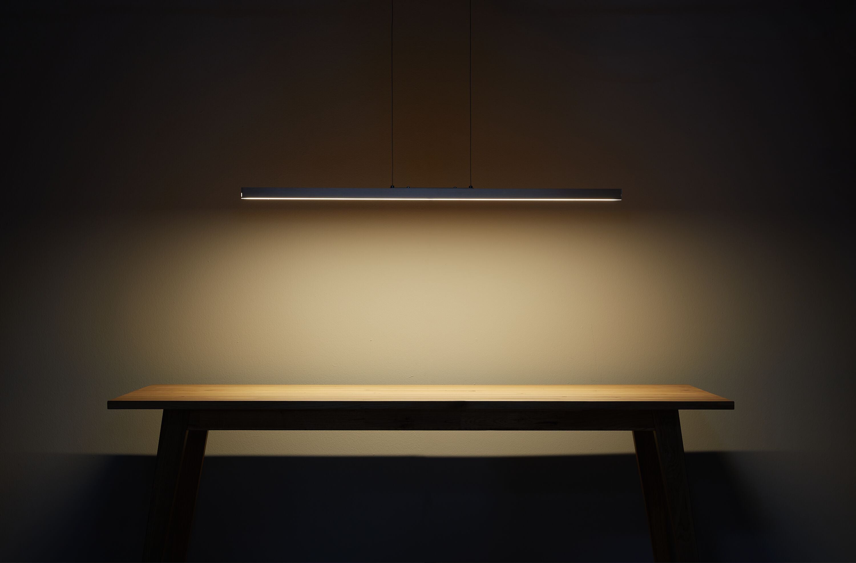 BOCA Hängeleuchte - Nickel / B: 120.0 cm x T: 1.5 cm