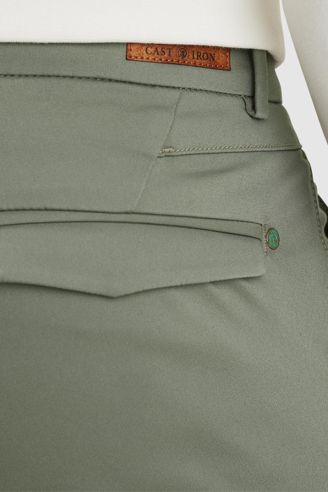 Cast Iron groene heren broek