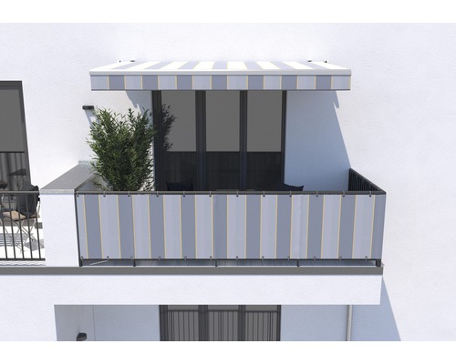 SOLUNA Balkonbekleding H:75 cm Design 7109 (per meter verkocht)