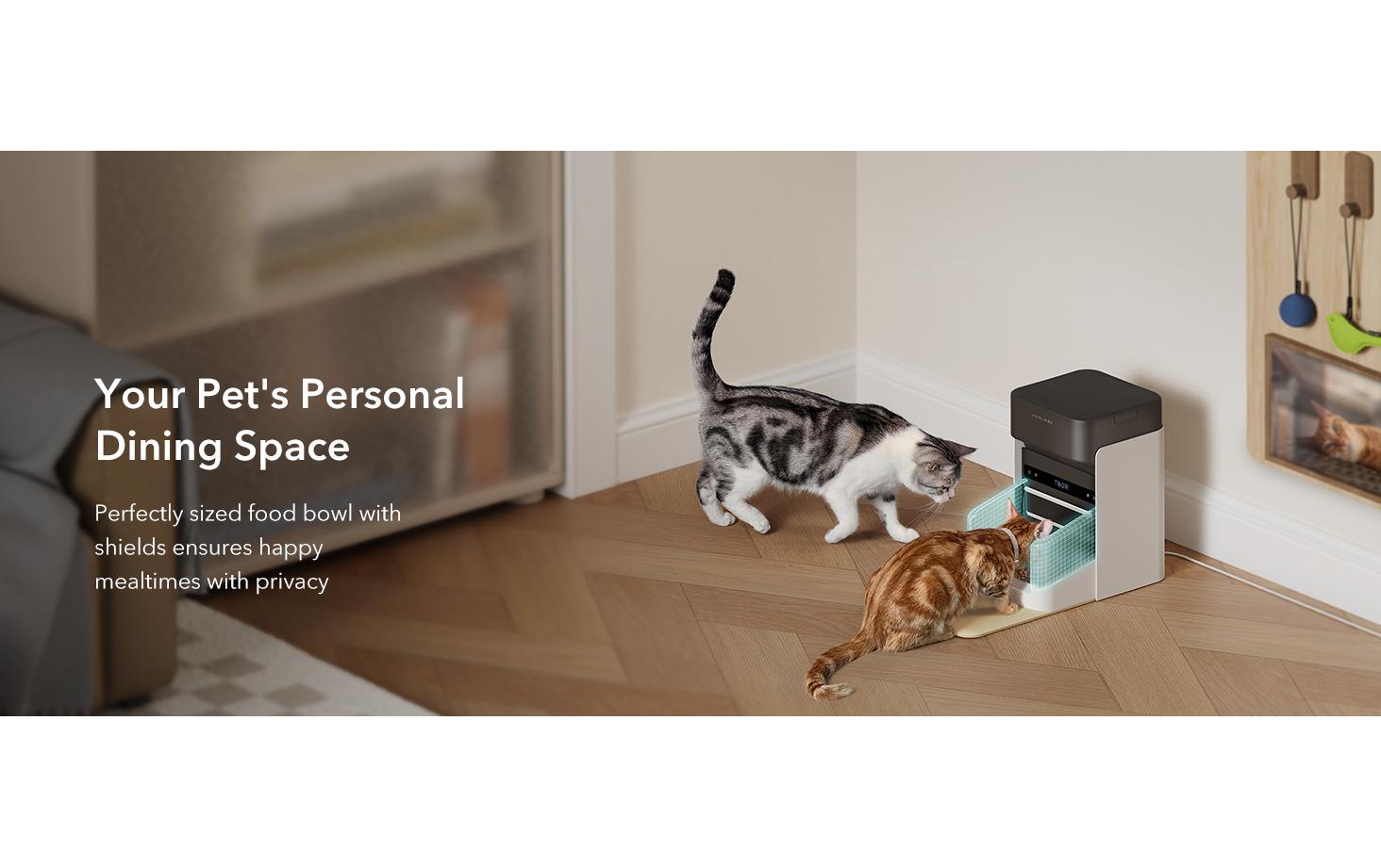 Futterautomat One RFID Pet Feeder WIFI Schwarz<br>RFID-Haustierfutterspender
