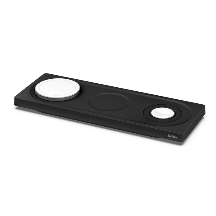 (15W) 3in1 Boost Charge Pro MagSafe Qi Wireless Charger Ladegerät für Apple iPhone / Apple Airpods / Apple Watch (WIZ016vfBK) - Schwarz