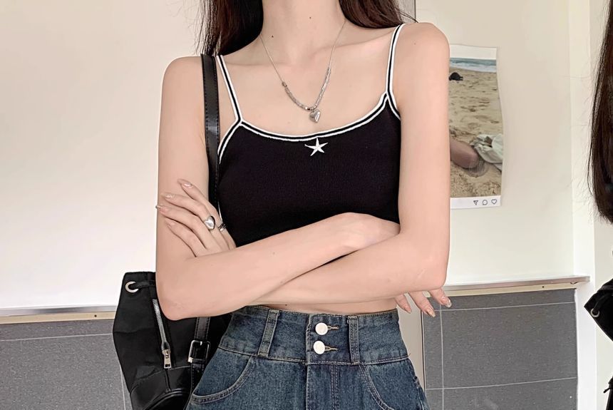 Girliepairs - Hoge taille gewassen geplooide mini A-lijn denim rok